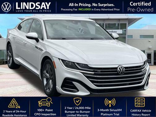 Oryx White Pearl Effect 2022 Volkswagen Arteon 2.0T SE R-Line