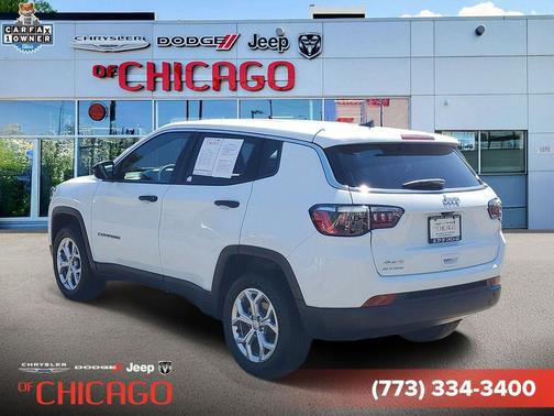 Bright White Clearcoat 2024 Jeep Compass Sport