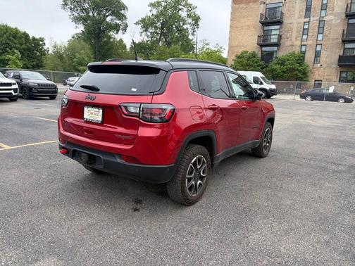 Red 2025 Jeep Compass Trailhawk