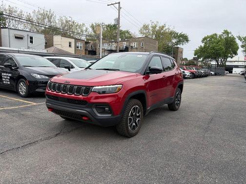 Red 2025 Jeep Compass Trailhawk