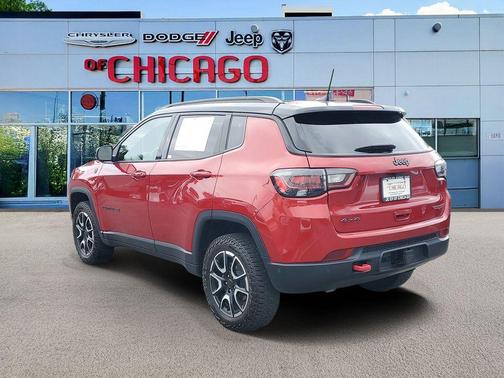 Red 2025 Jeep Compass Trailhawk
