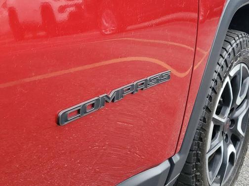 Red 2025 Jeep Compass Trailhawk