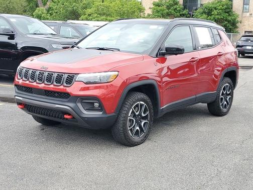 Red 2025 Jeep Compass Trailhawk