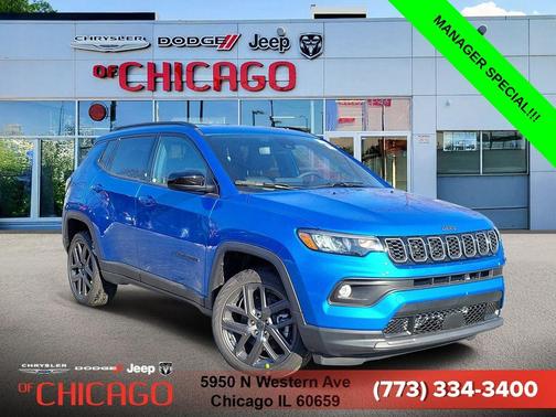 Hydro Blue Pearlcoat 2026 Jeep Compass Latitude
