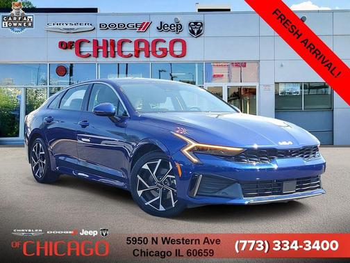 Blue 2025 Kia K5 EX