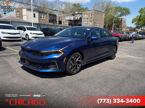 Blue 2025 Kia K5 EX