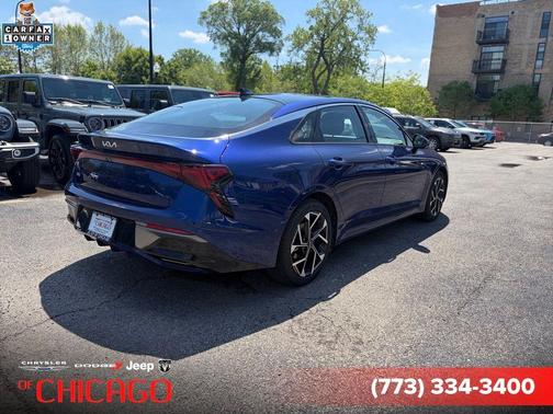 Blue 2025 Kia K5 EX