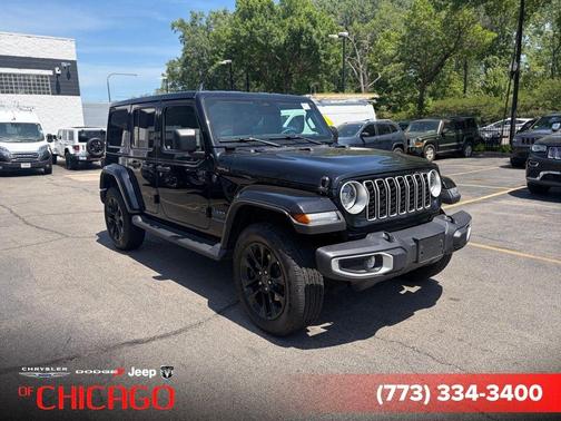 Black Clearcoat 2025 Jeep Wrangler 4xe Sahara
