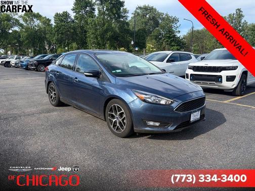 Blue Metallic 2018 Ford Focus SEL