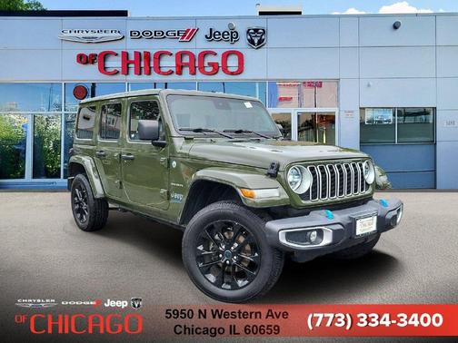 Sarge Green Clearcoat 2024 Jeep Wrangler 4xe Sahara