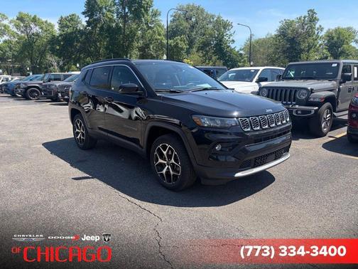 Diamond Black 2025 Jeep Compass Limited