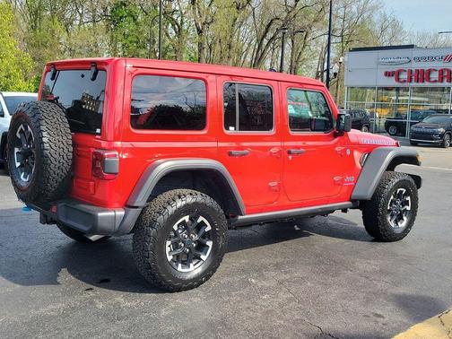 Firecracker Red Clearcoat 2025 Jeep Wrangler 4xe Rubicon