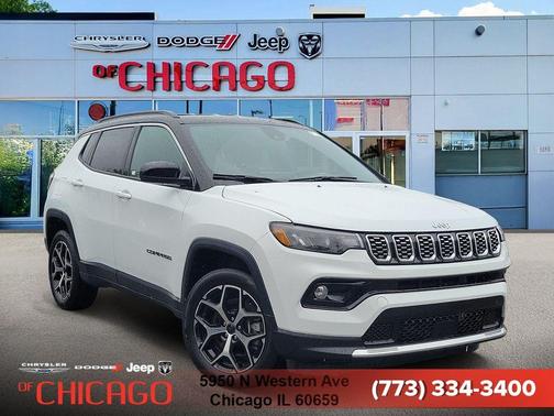 Bright White Clearcoat 2025 Jeep Compass Limited