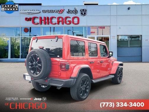Firecracker Red Clearcoat 2025 Jeep Wrangler 4xe Sahara