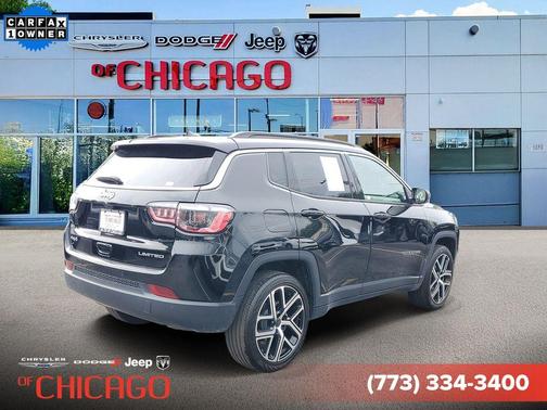 Diamond Black 2025 Jeep Compass Limited