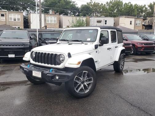 Bright White Clearcoat 2024 Jeep Wrangler 4xe Sport