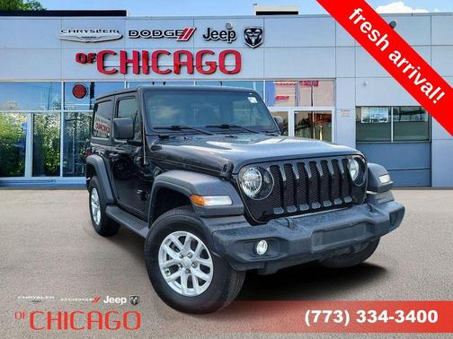 Black Clearcoat 2023 Jeep Wrangler Sport