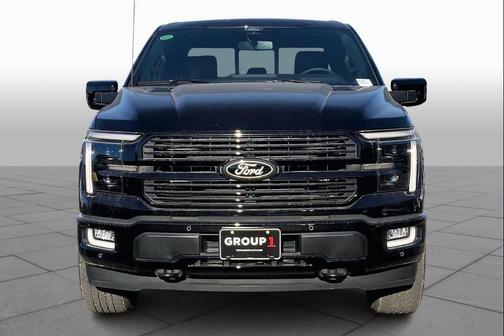 Agate Black Metallic 2025 Ford F-150 Platinum