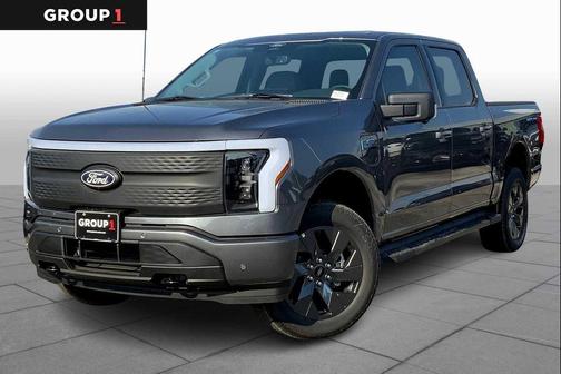 Carbonized Gray Metallic 2025 Ford F-150 Lightning Flash