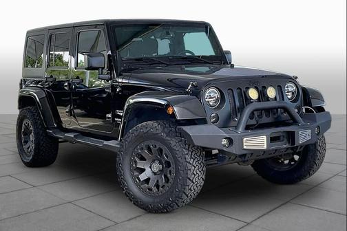 Black Clearcoat 2015 Jeep Wrangler Unlimited Sahara
