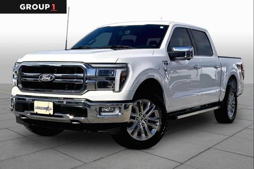 Star White Metallic Tri-Coat 2024 Ford F-150 Lariat