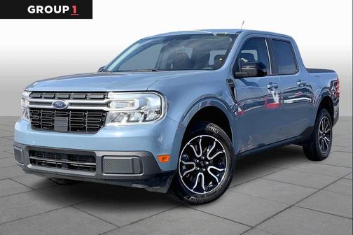 Azure Gray Metallic Tri-Coat 2024 Ford Maverick Lariat