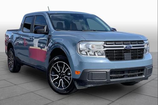 Azure Gray Metallic Tri-Coat 2024 Ford Maverick Lariat
