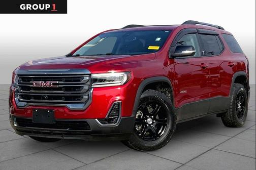 Volcanic Red Tintcoat 2023 GMC Acadia AWD AT4