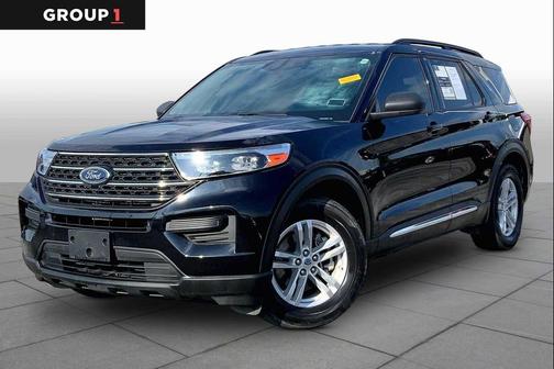 Agate Black Metallic 2023 Ford Explorer XLT