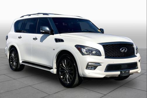 Majestic White 2017 INFINITI QX80 Limited