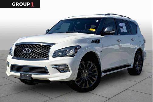 Majestic White 2017 INFINITI QX80 Limited