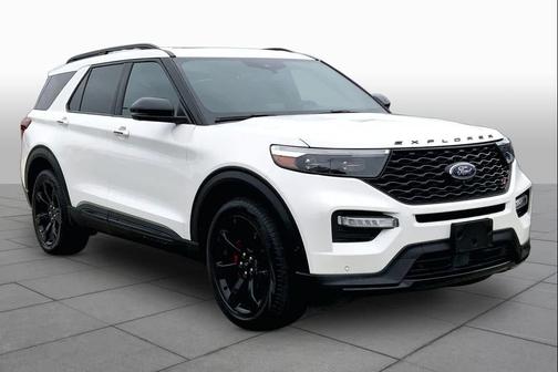 Star White Metallic Tri-Coat 2021 Ford Explorer ST