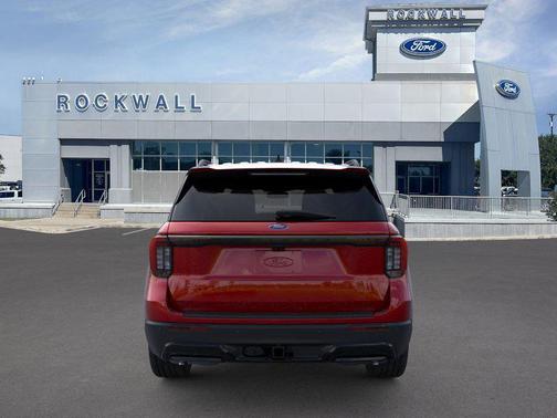 Rapid Red Metallic Tinted Clearcoat 2026 Ford Explorer ST-Line