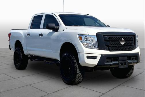 Glacier White 2021 Nissan Titan S