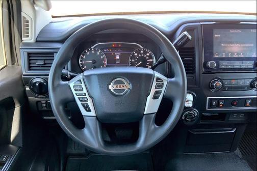 Glacier White 2021 Nissan Titan S