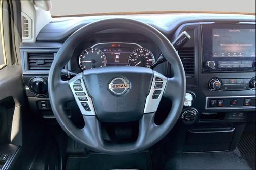 Glacier White 2021 Nissan Titan S