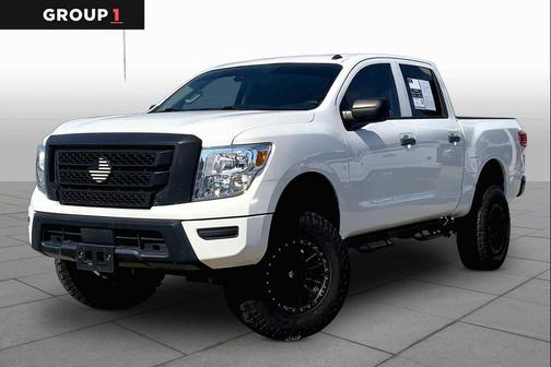 Glacier White 2021 Nissan Titan S