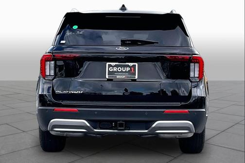 Agate Black Metallic 2026 Ford Explorer Platinum