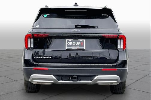 Agate Black Metallic 2026 Ford Explorer Platinum