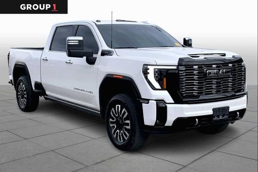 White Frost Tricoat 2025 GMC Sierra 2500 Denali Ultimate