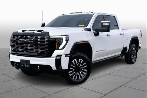 White Frost Tricoat 2025 GMC Sierra 2500 Denali Ultimate