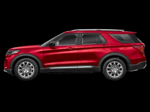 Rapid Red Metallic Tinted Clearcoat 2026 Ford Explorer Platinum