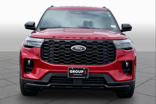 Rapid Red Metallic Tinted Clearcoat 2026 Ford Explorer ST-Line