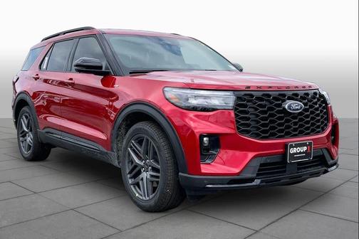 Rapid Red Metallic Tinted Clearcoat 2026 Ford Explorer ST-Line