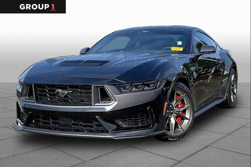 Shadow Black 2025 Ford Mustang Dark Horse Fastback