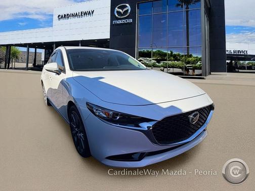 Snowflake White Pearl Mica 2024 Mazda Mazda3 FWD w/Preferred Package