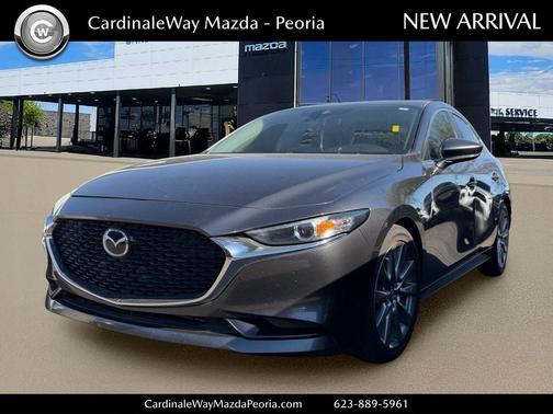 Machine Gray Metallic 2021 Mazda Mazda3 FWD w/Preferred Package