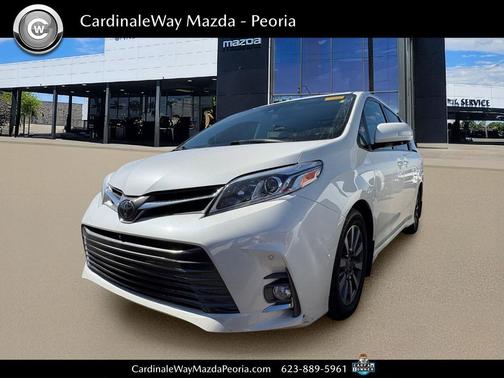 Blizzard Pearl 2020 Toyota Sienna Limited Premium