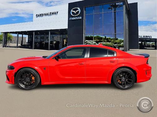 Go Mango 2023 Dodge Charger SRT Hellcat Widebody Jailbreak