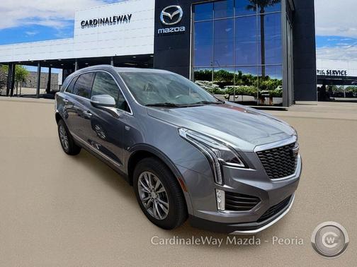 Satin Steel Metallic 2022 Cadillac XT5 Premium Luxury